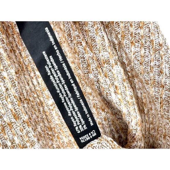 Urban Outfitters "Out From Under" Loose Knit Long Sleeve Button Front Top Sz M - Picture 5 of 6